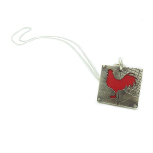 
            
                Load image into Gallery viewer, Red Rooster Necklace
            
        